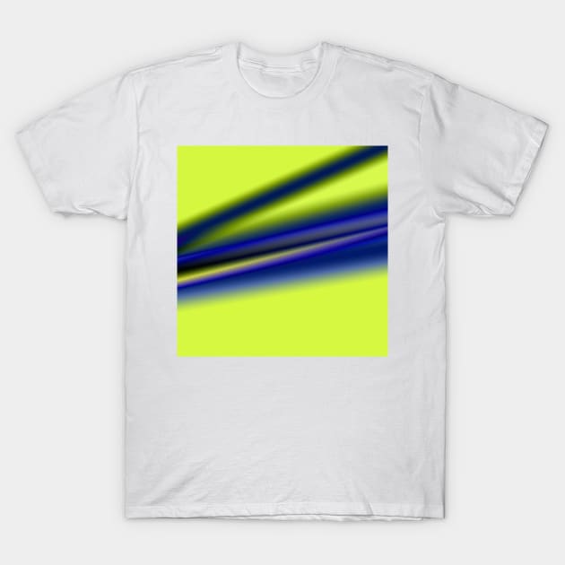 blue yellow green texture art T-Shirt by Artistic_st